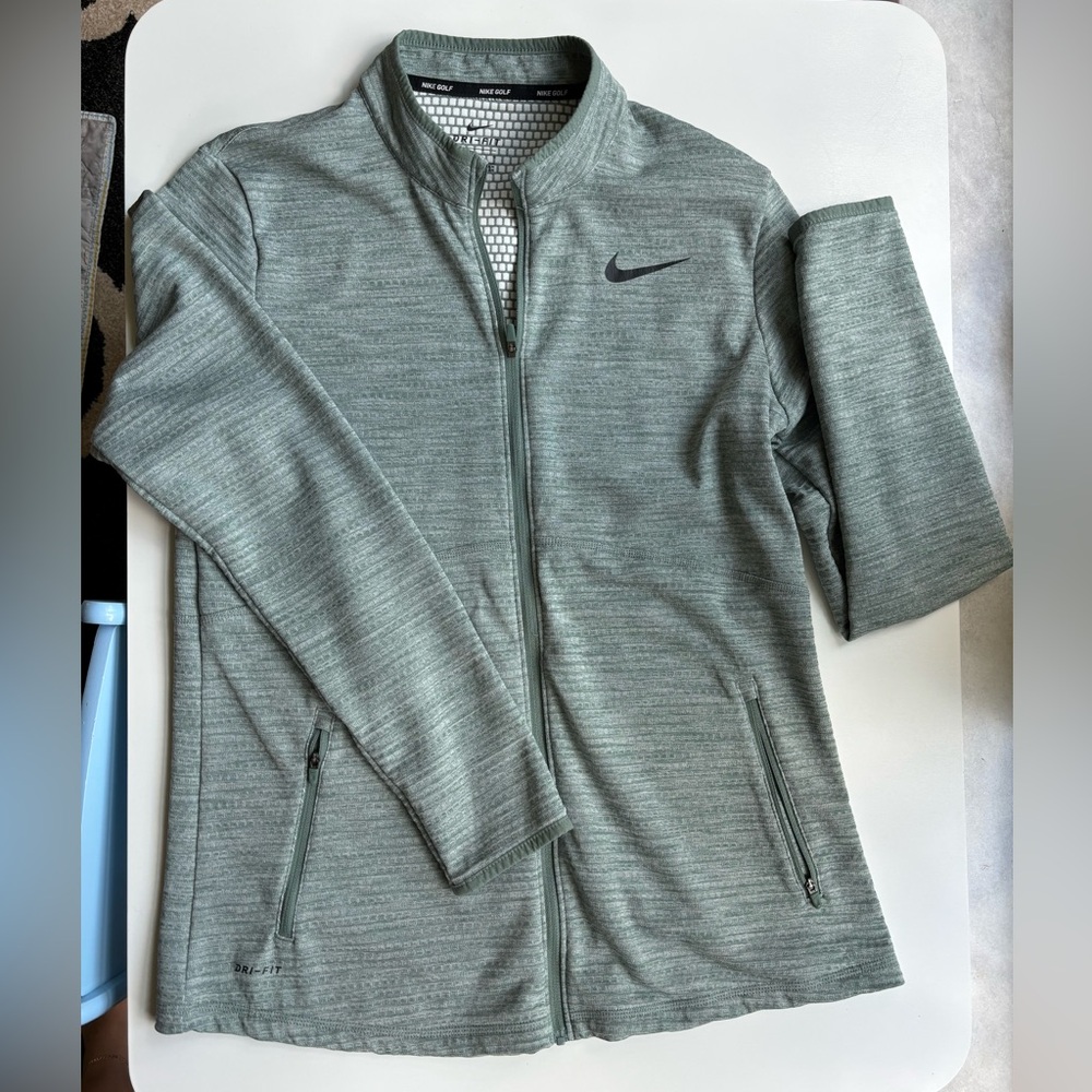 Nike Dri Fit Lightweight Golf Full Zip Long-sleeve